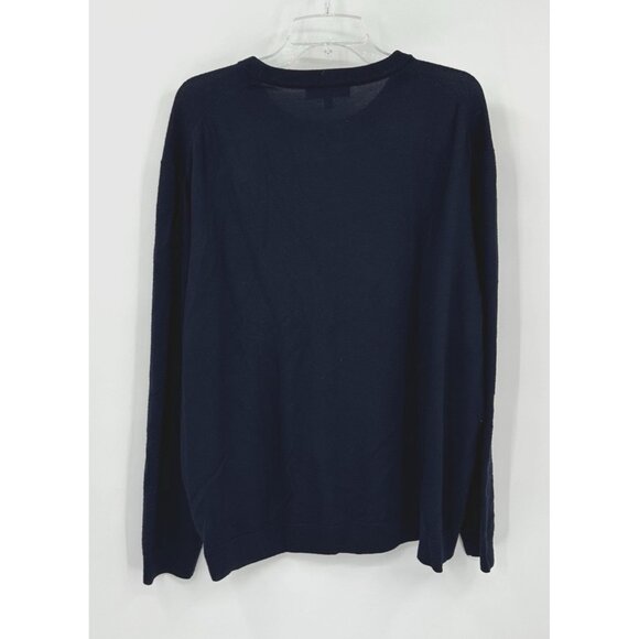 HART SCHAFFNER MARX crew neck sweater navy blue XXL - Picture 6 of 9